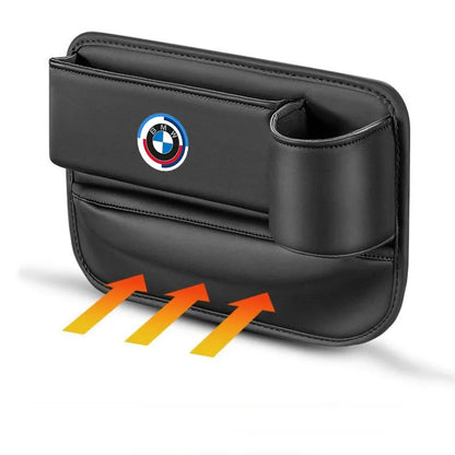 Car Front Seat Crevice Storage Box Pocket With Cup Holder for BMW E30 E34 E36 E39 E46 E52 E53 E60 E61 E62 E70 E83 Accessories