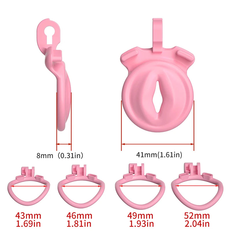 Chastity Cage Penis Ring Cock Cage Fetish Sissy BDSM Sex Toys for Men Gay Adult Fetish Gear Male Urethral Train Chastity Device