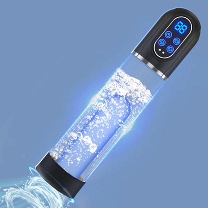 Electric Penis Pump IPX7 Waterproof Suction Penis Extender Dick Enlarger Vacuum Penis Enlargement Masturbator Sex Toys for Men