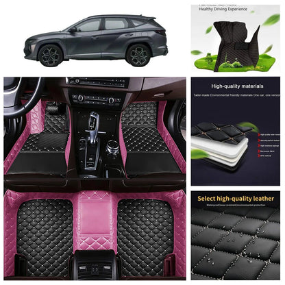 3D PU-leather Waterproof Custom Car Floor Mats For Toyota RAV4 2005-2025 Years Auto Carpets Coche Accessorie Liners