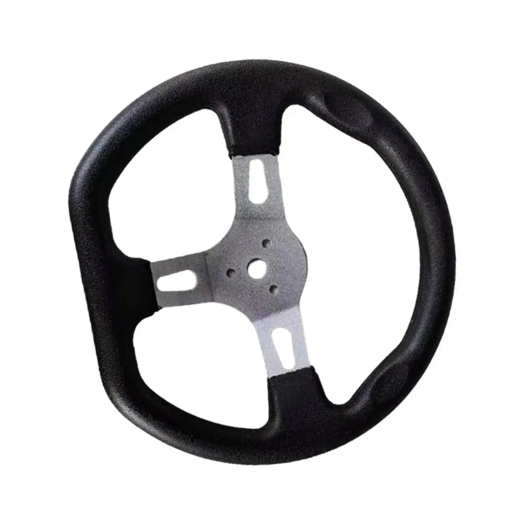 Universal 3 Spoke Steering Wheel for Go Kart Go Cart Scooter Karting Balance Car - 270mm / 10.6 "