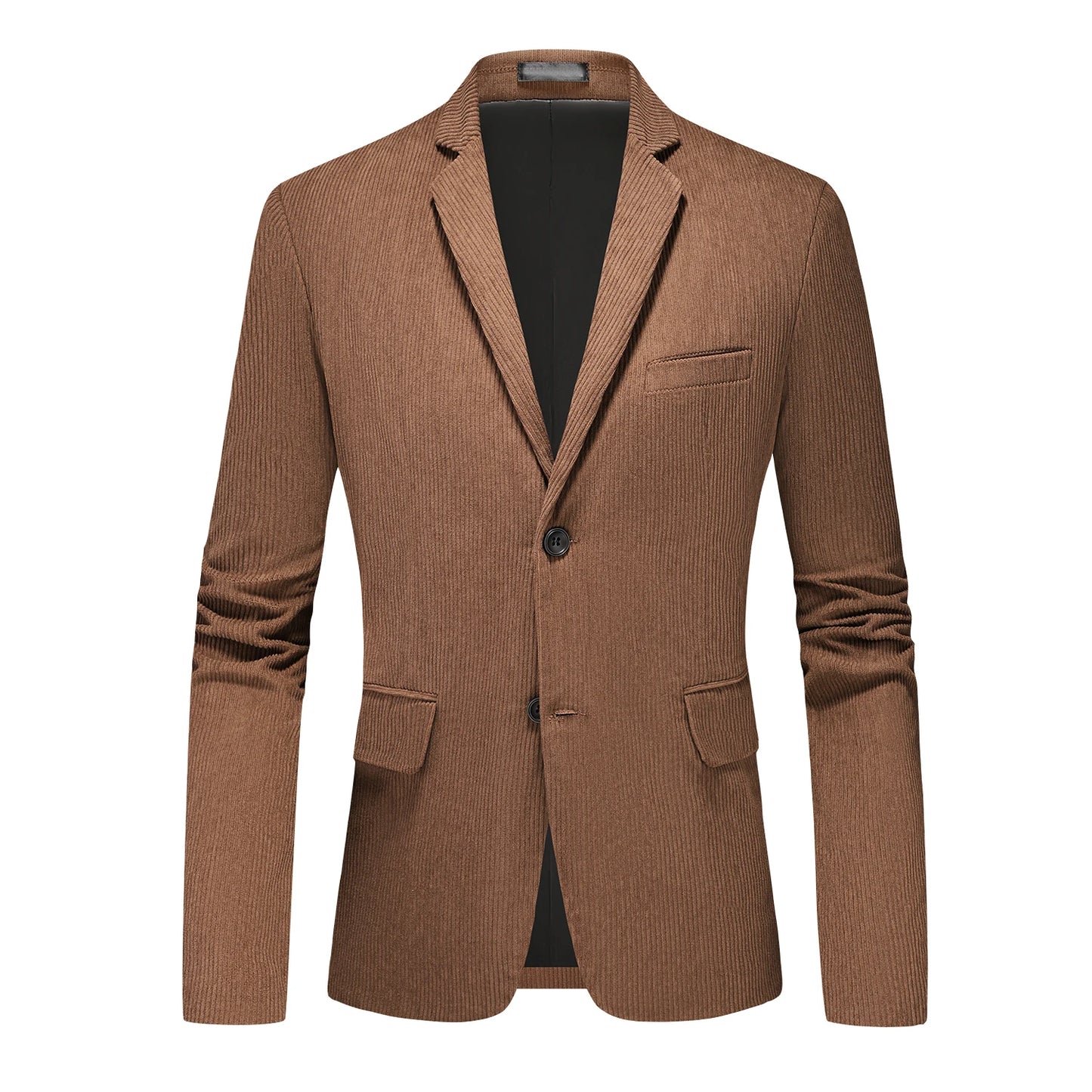 Corduroy Men's Casual Blazer Formal Men's Jacket Brown Coats Men Outwear Suit Blazer for Man Men Single Breasted Suit New