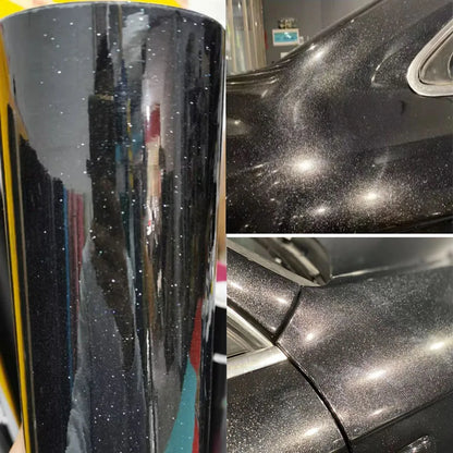 20/30/50CM*100/200CM Pearl Glossy Black white Glitter Vinyl diamond Adhesive Decal Car Wrap Foil with Air Release Bubble Free