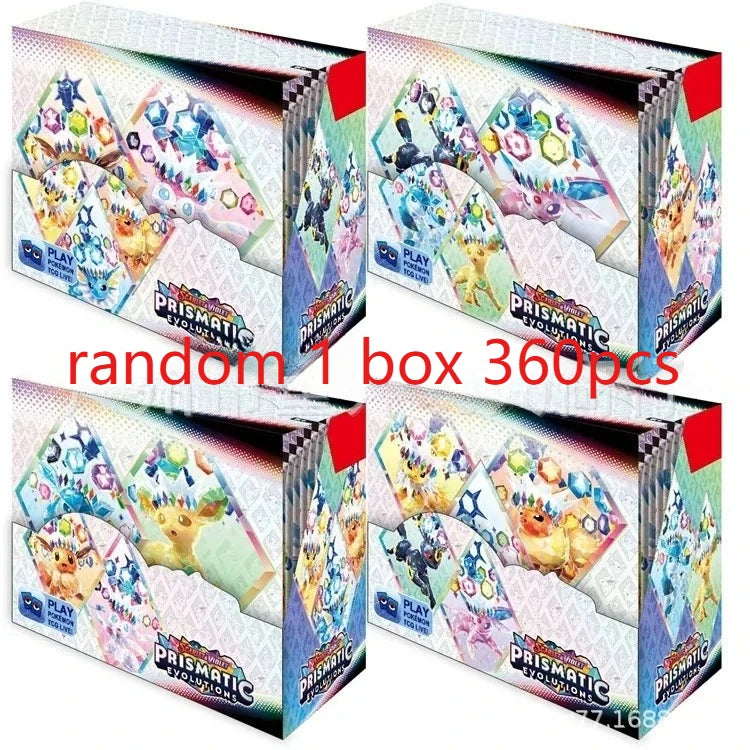 360 Pcs/Box Pokemon Card SCARLET&VIOLE 151 Astral radiance Evolutions Ultra Prism English Booster Battle Transaction Card