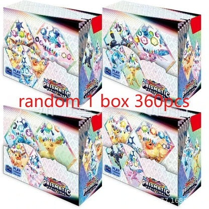 360 Pcs/Box Pokemon Card SCARLET&VIOLE 151 Astral radiance Evolutions Ultra Prism English Booster Battle Transaction Card