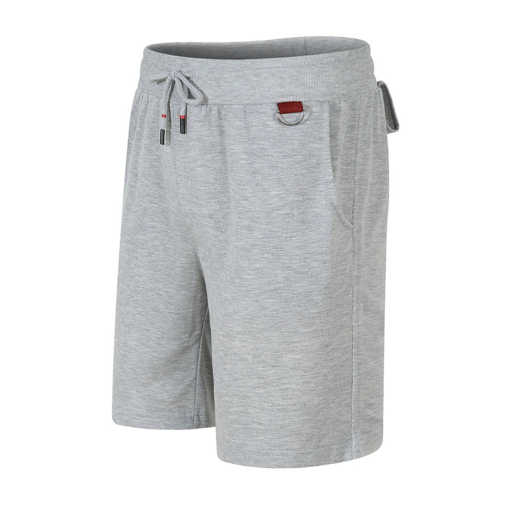 Men's Sports Shorts for All Seasons Cotton Retro Casual Stylish Street Wear Loose Athletic Shorts Zipper Pockets