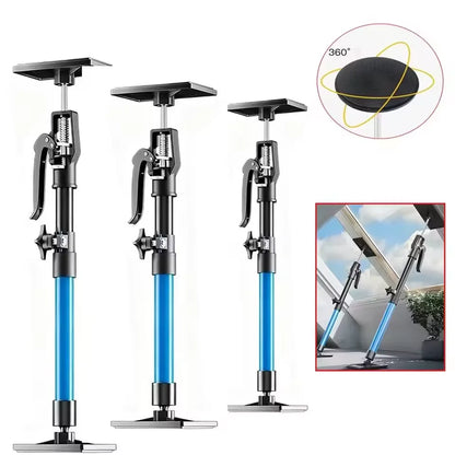 New 2Pcs Labor-Saving Telescopic Steel Support Rod Cabinet Jack Drywall Construction Tool Extensible Non-slip Hand Lifting Jack