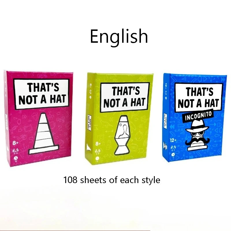 That's Not A Hat. Collection Party Board Game English Card Memory Management Happy Party Card Games