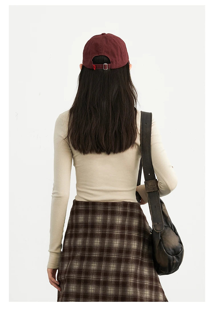 CHIC VEN Women T-Shirts Solid New Basic Heating Cashmere Round Neck Woman Tees Slim Fit Female Tops Spring Autumn 2024