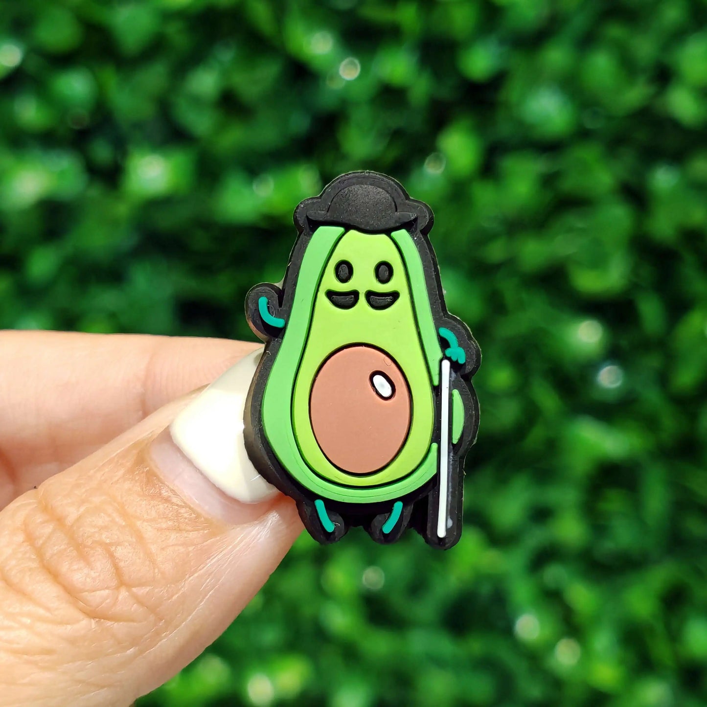 New 1-100pcs Cartoon Fruit Avocado Mom Love Guitar PVC Shoe Charms Accessories Hole Slippers Decorations Kids Birthday Present