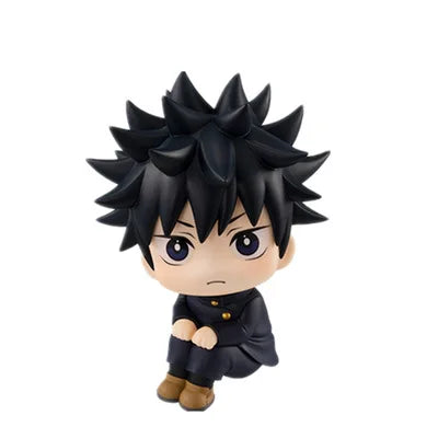 8cm Cute Anime Jujutsu Kaisen Figure Itadori Yuji Gojo Satori Fushiguro Megumi Kugisaki Kawaii Toy Car Decoration PVC Model Gift