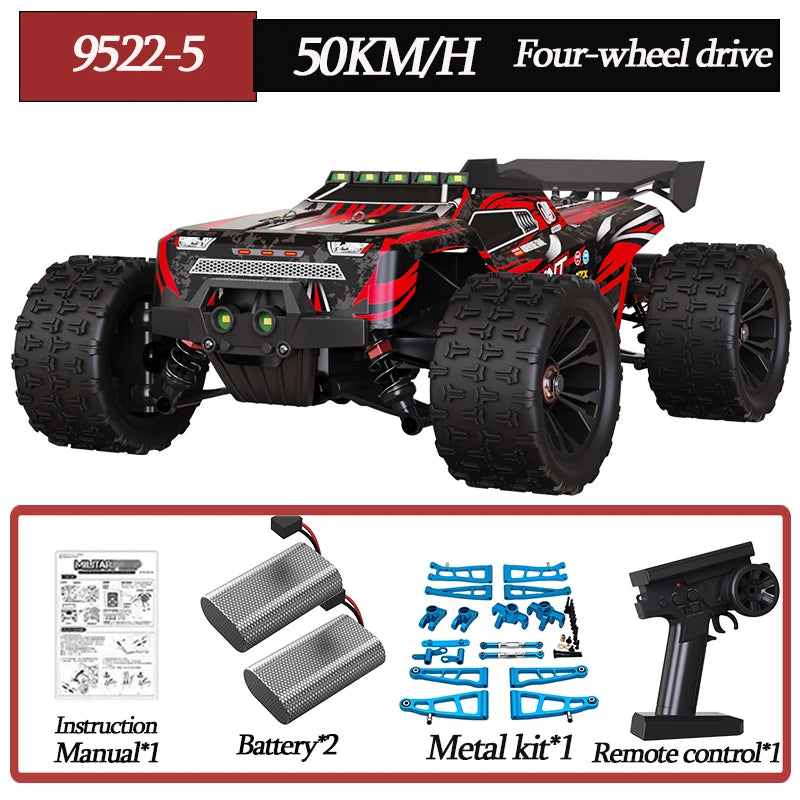 9522PRO 85KM/H High-speed RC Car Brushless Four-wheel Drive Off-road Drift 1:16 Professional Racing Car 9522 50KM/H Boy's Toy
