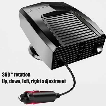 800W Car Electric Heater for Makita Winter Defroster & Heating Fan with 2 USB Ports Fast Heating Defogger for Mobile Charging