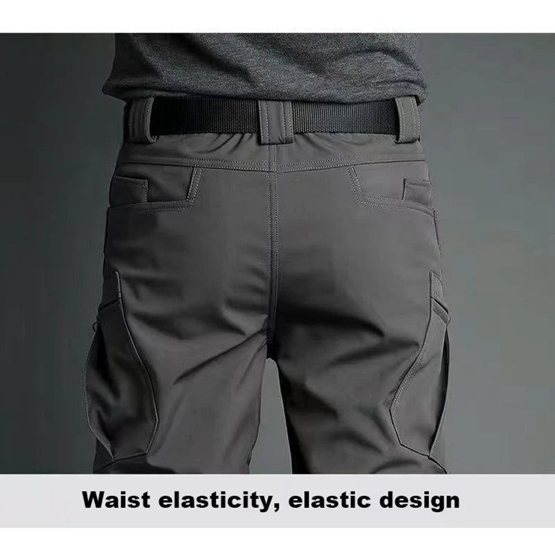 Men Winter  Waterproof And Warm Pants, Rock Climbing, Cycling, Sports, Camping, Hiking, Fishing, Combat, Casual Pants