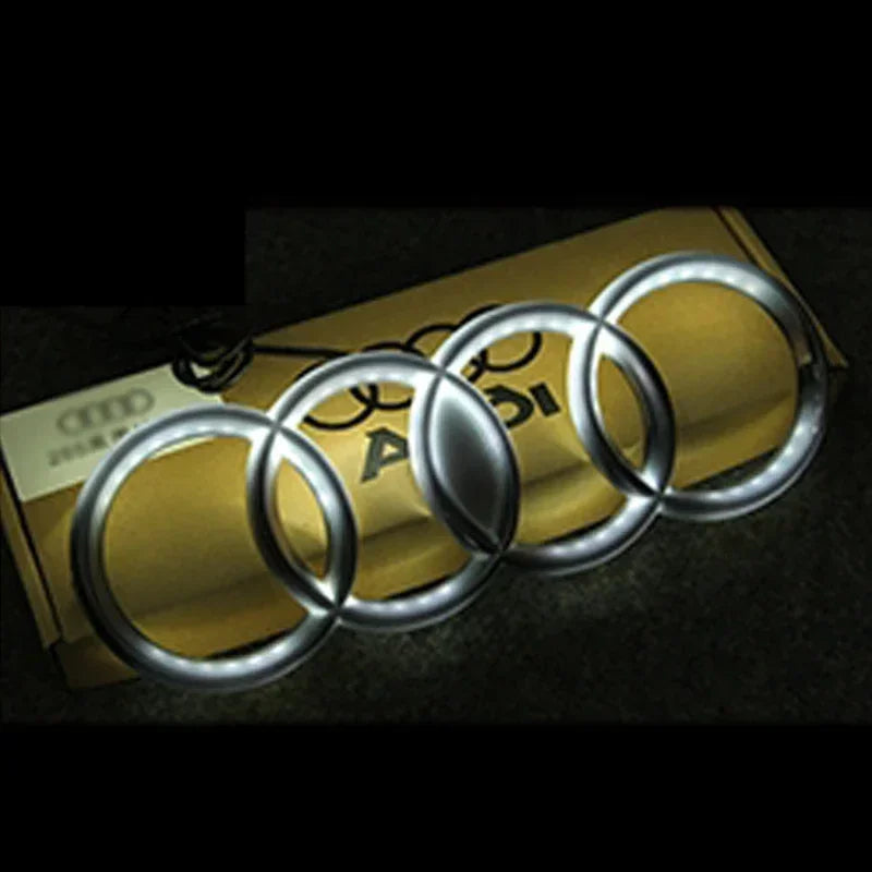 1pcsLED Car Dynamic Streamer Badge Light Front Grille Emblem for Audi Q7 Q8 S3 A1 A2 A3 A4 A5 A6 Q3 Q4 Q5 Q6 S5 S7 A7 Q