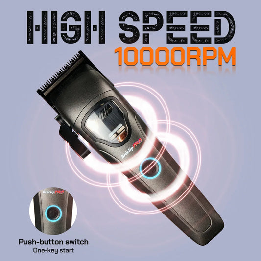 Professional BRDCLIP Hair Clipper 10000RPM Magnetic Motor High Power Hair Cutting Machine DLC Blade Barber Trimmer for Man