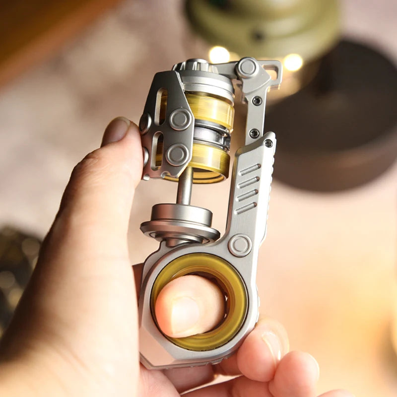 Tuning Fork Stress Relief Toy EDC Stainless Steel Fingertip Spinner ADHD Anxiety Stress Toys Office Stress Relief Toys For Adult