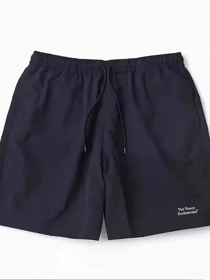 the Ennoy Outdoor Nylon Shorts Men's Quick Dry Sporty Five-Piece Set Casual Loose Fit Summer Fashionable Shorts for Men