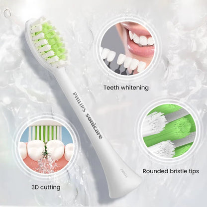 Philips Sonicare C1 ProResults HX2033 Replacement Brush Heads 3D Deep Cleaning DuPont Bristles For HX24xx Electric Toothbrushes