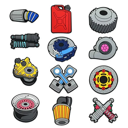 Hot Toys Automobile Tools 10-100pcs Shoe Charms For Sandals, Shoe Decoration Accessories Shoe Pins Great Gift For Men Women