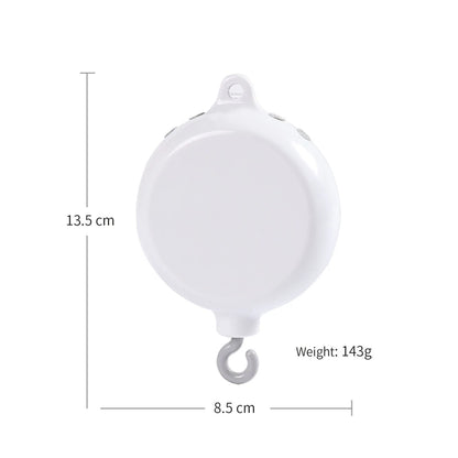 Baby Rattle Toys 0-12 Months White Rotary Mobile On The Bed Newborn Music Box Bed Bell Toy Holder Bracket Bluetooth/Remote Box