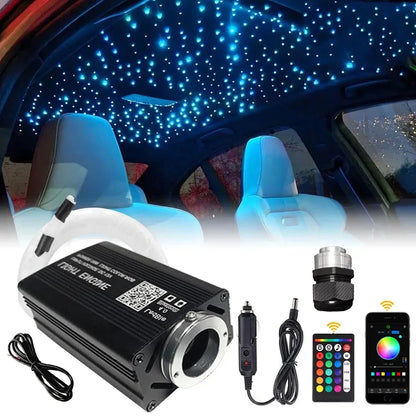 Starry Sky Roof LED Ambient Light RGB APP Control USB Car Interior Ceiling Atmosphere Lamp Universal for Sedan SUV Truck Decor