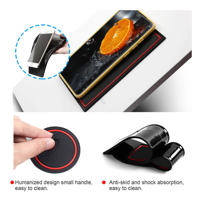 LFOTPP Door Groove Mat for Hyundai Tucson NX4 2025 2026 Car Anti-slip Rubber Gate Slot Pad Car Hyundai Tucson 2025 Accessories