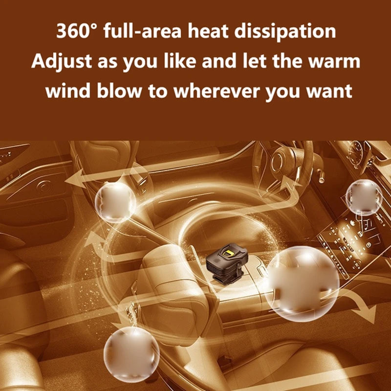 MIJIA Car Heater 12V Low Power Fast Heating  Defrost Defogger Overheat Prevention Foldable Car supplies Stand for Winter