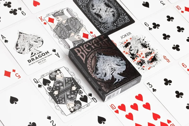 Bicycle Black Dragon Playing Cards Deck Card Games Magic Tricks