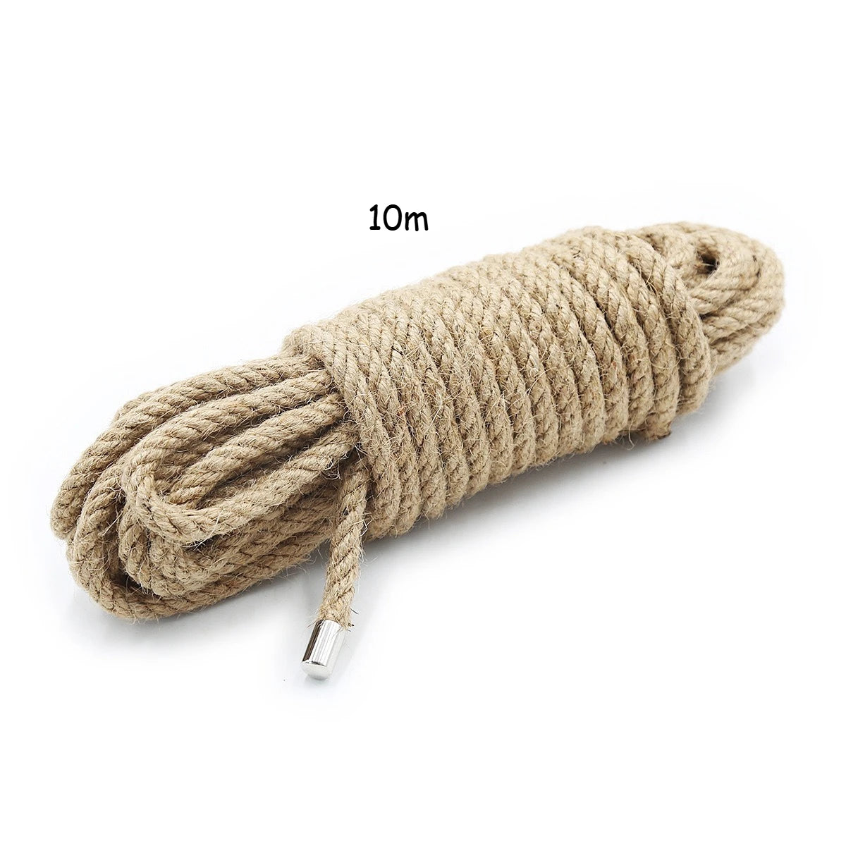 10m Shibari Bondage Rope,Soft Jute for Japanese Rope Art,Skin-Friendly for Beginners,Natural Color Skin-Safe Jute Couples Play