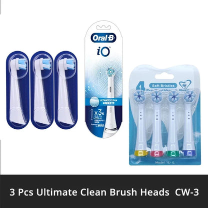 Oral B IO Series Replacement Brush Heads for Oral-B IO 2/3/5/7/8/9 Electric Toothbrushe Gentle Care Ultimate Clean Radiant White