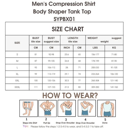 3 pieces of men's shapewear, shark skin vest, bottom layer sports slimming compression sweatshirt vest, abdominal control slimmi