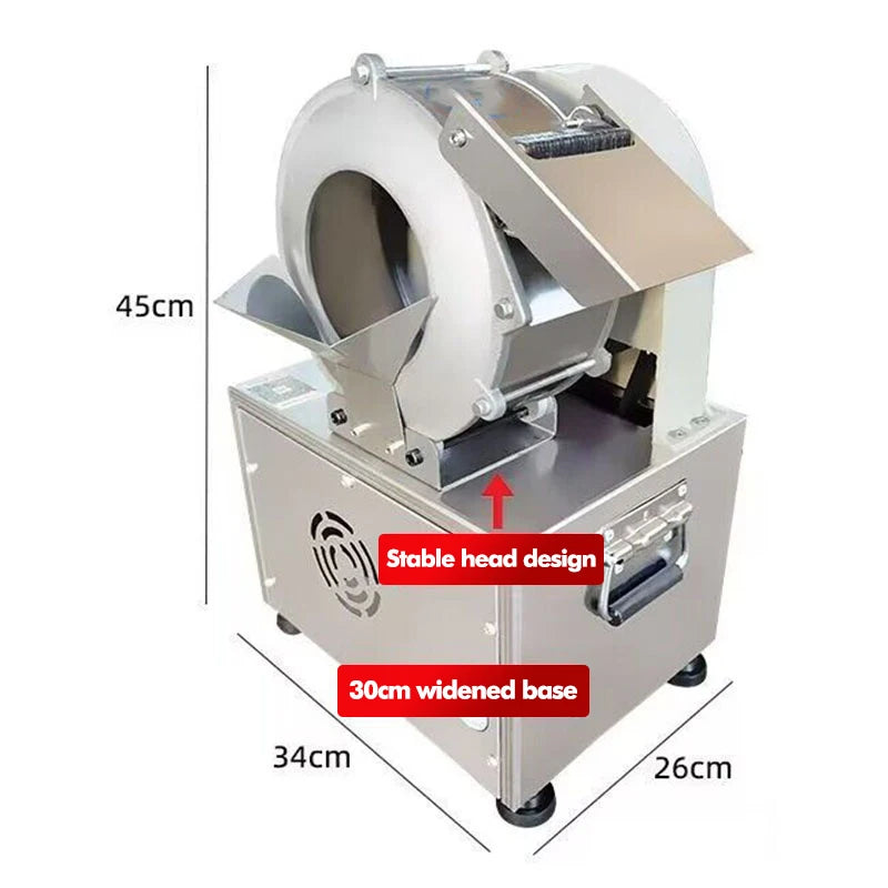 Electric Commercial Practical Potato Carrot Slicer Potato Radish Slice Vegetable Food Shredder Vegetable Multi-function Shredder
