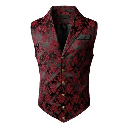 Slim Fit Vest British Retro Style Fashionable Suit Vest for Daily Casual Wear Black Vest Mens Vest Waistcoat