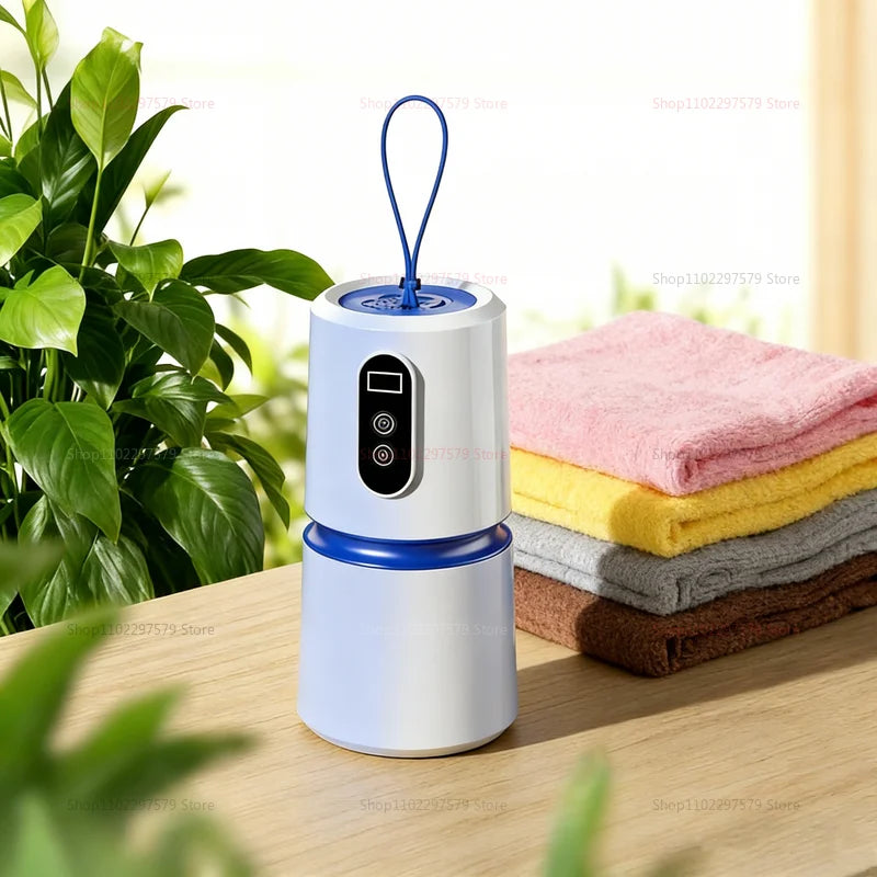 Portable Clothes Dryer Electric Clothing Fast-Drying Machine Compact Foldable Laundry Dryer With Dry Bag For Apartment RVs