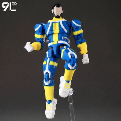 9L3D Lucky 13 Invincible Boy Conquer Omni Action Figure 3D Printed Anime Model Multi-Jointed Poseable Collectible Toy Gift Fan