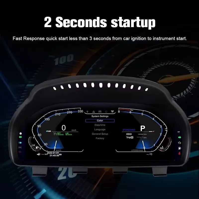 Cluster Dashboard For BMW F10 F15 F16 F25 F02 F07 X3 X4 X5 X6 5 Series speedometer LCDinstrument panel  digital instrument