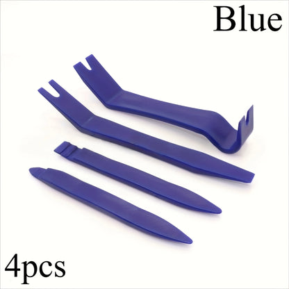 1 set of car interior removal tool kit, dashboard audio DVD panel pry bar tool kit, suitable for door clip fastener repair, scratch-free pry bar, ergonomic-slip handle