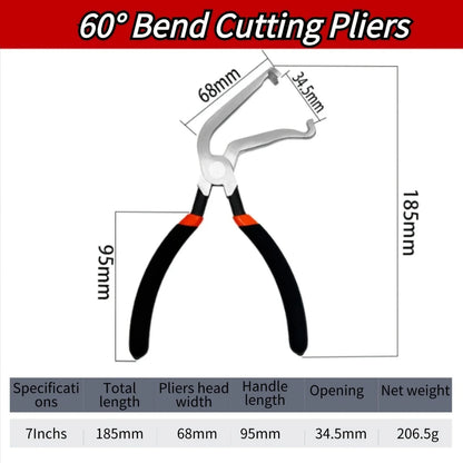 2pcs Electrical Disconnect Pliers, Fuel Line Gasoline Hose Clamp Pliers, Automotive Hose Disconnect Tool for Push-Piece Plugs