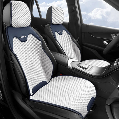 Universal Ice Silk Car Seat Cushion Breathable Seat Cover Sweat Absorption Cool Cushion Universal Split Single Sitting Rear Set