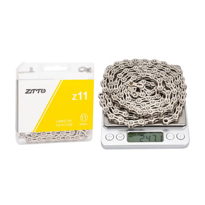 ZTTO MTB Road Bike 10 11 12 Speed Chain Bicycle Hollow Current With Missing Link High Quality 10S 11S 116 Links 12 S 126 Links