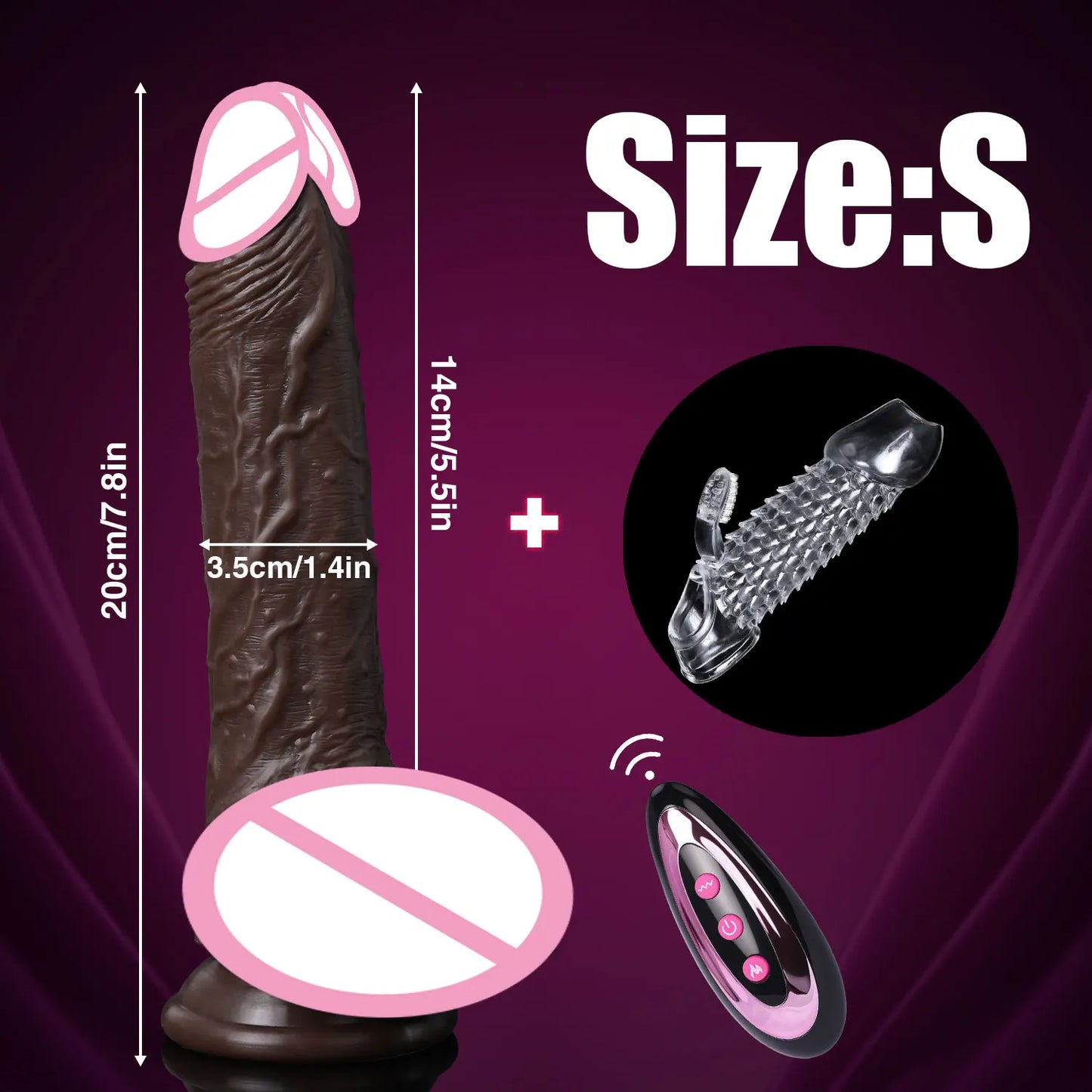 Realistic Telescopic Vibrator for Women Masturbation Anal Climax Toys Penetration Anal Thrusting Penis Dildo Sexy Adult Sex Toys
