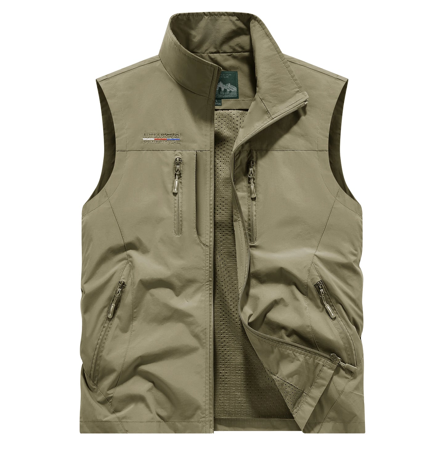Men's Outdoor Sports Leisure Windproof Cold Proof Warm Vest for Autumn and Winter Comfortable Plush Warm and Fashionable Vest