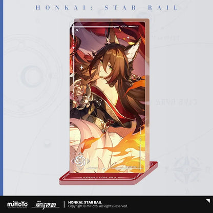 Sunsyea Honkai Star Rail Official Merch miHoYo Original Authentic Light Cone Series Acrylic Quicksand Ornament Himeko Seele