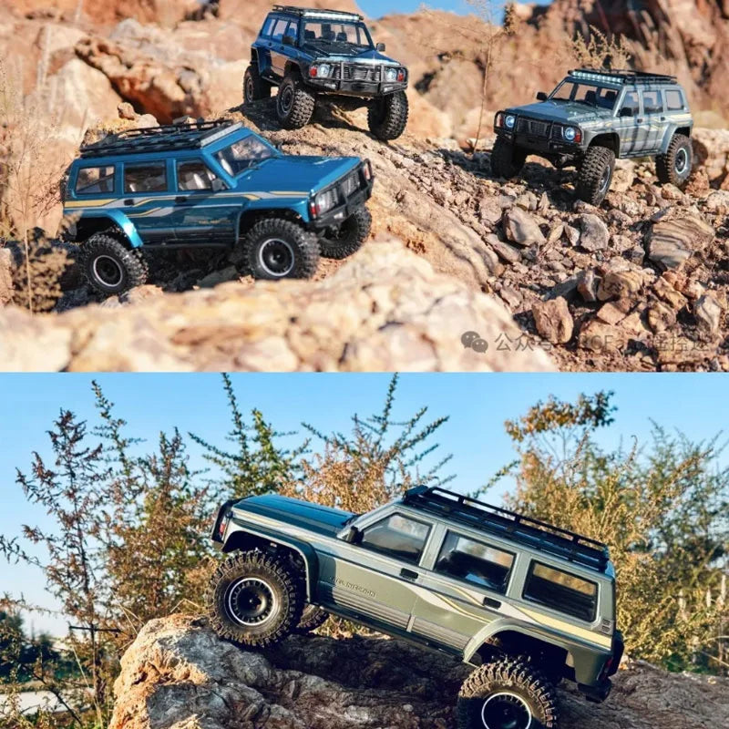 Yikong Yk4107/Pro 1/10 4WD RC Car Simulation Tule Remote Control Brushless Differential Lock Climbing Off-Road Vehicle Model Toy