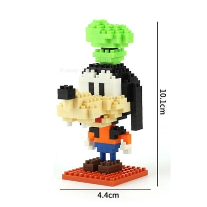 Cartoon Anime Hello Kitty Panda Refrigerator Magnet Blocks Kuromi My Melody Cinnamoroll Building Blocks Toy Kids Birthday Gift