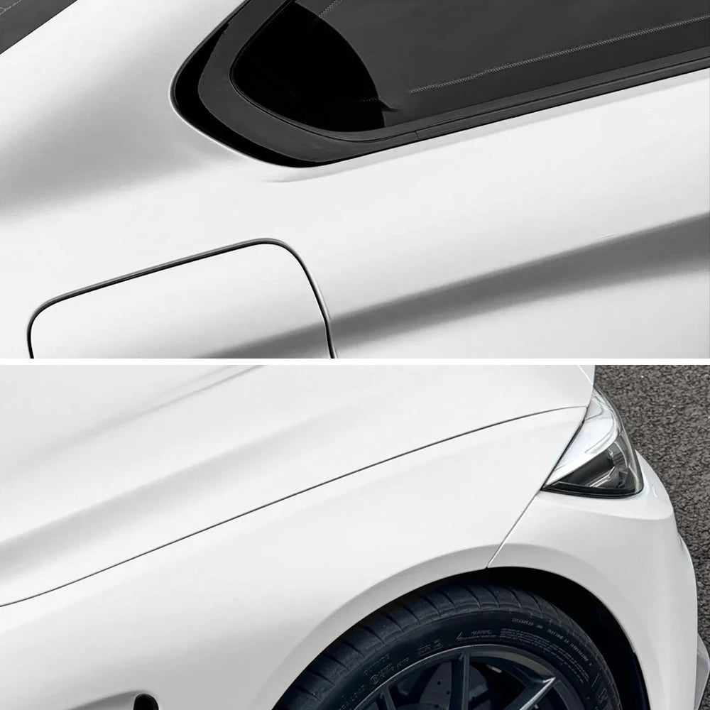 White Glossy Vinyl Car Wrap Film  Matte Waterproof Vinyl Wrap Console Laptop Skin Air Free Motorcycle Stickers Auto Accessories