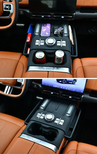 For Jetour G700 2026 Central Control Wireless Charging Silicone Pad Dustproof Anti-slip Mat Center Console Storage Box
