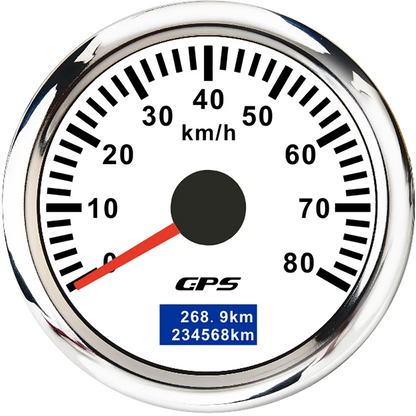 30/60/80/120/200 Km/h GPS Speedometer 52MM Car Truck Speed Gauge Meter With GPS Antenna With 7 Color Backlight 9-32V
