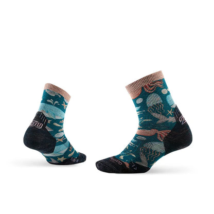 1/3 Pair ZEALWOOD Merino Wool Running Socks Men's Women's Outdoor Trekking Hiking Cushion Sports Socks Compression Breathable